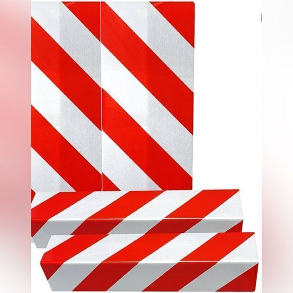 Garage SIX PACK wall protector/Corner guard in red & white - Picture 2 of 4
